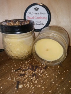 Hand Poured Beeswax and Coconut Wax Candles 7.2 oz