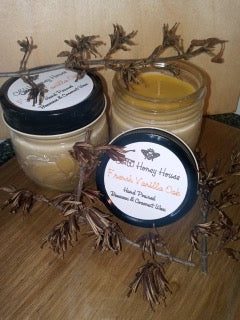 Hand Poured Beeswax and Coconut Wax Candles 7.2 oz