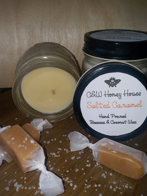 Hand Poured Beeswax and Coconut Wax Candles 7.2 oz